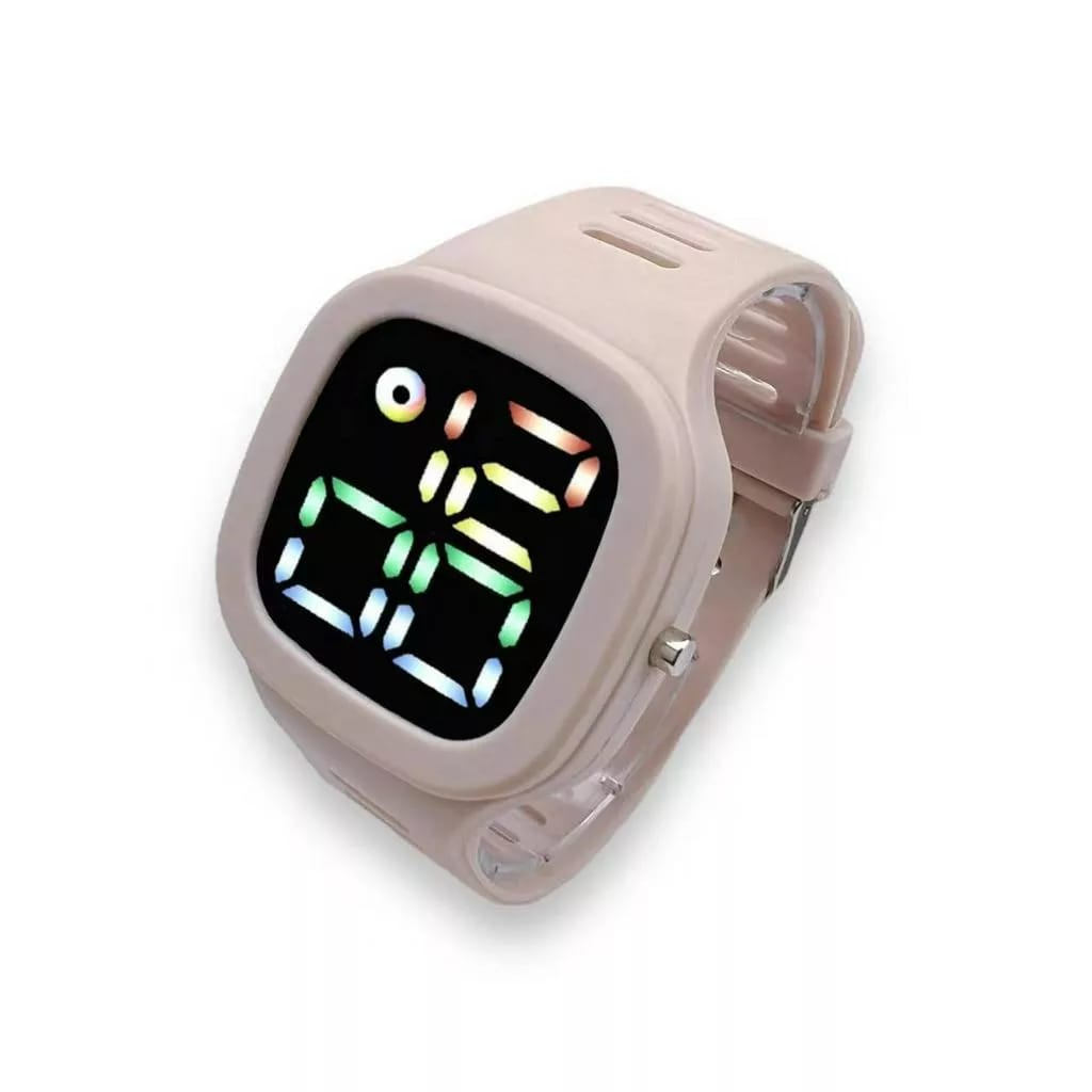 JAM Tangan Digital Jam tangan simple warna soft Jam Tangan cantik