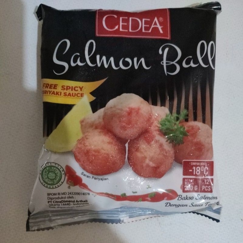 

salmon ball cedea