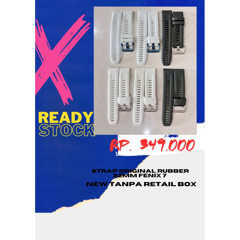 Strap original garmin fenix 7 22mm cocok buat fenix 5 6 7 epix