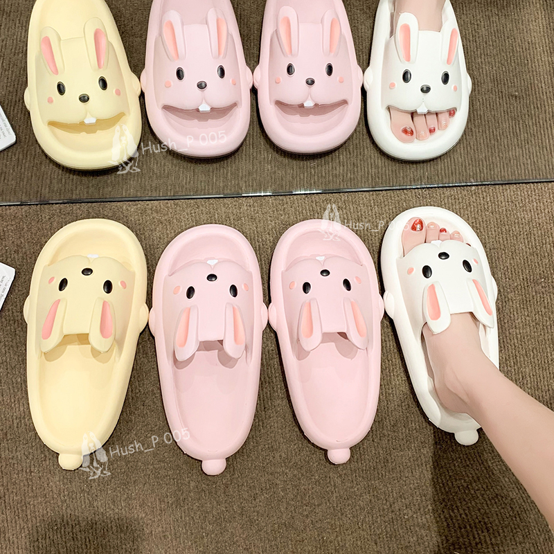 Komin Sandal Anak Perempuan Kartun Sandal Anak Laki Laki Kelinci Lucu Sendal Cowok Korea Anti Slip Selop Cewek Terbaru Size 30-35