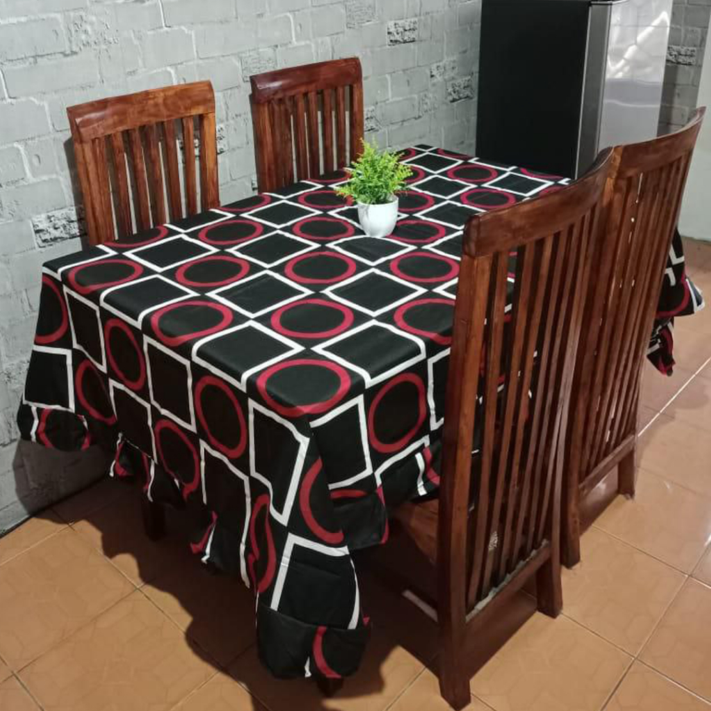 [✅COD] Taplak Meja Aesthetic Panjang 140x220 Kain Katun Model Rumbai Perlengkapan Dekorasi Ruang Makan Dapur Ruangan Tamu Rumah