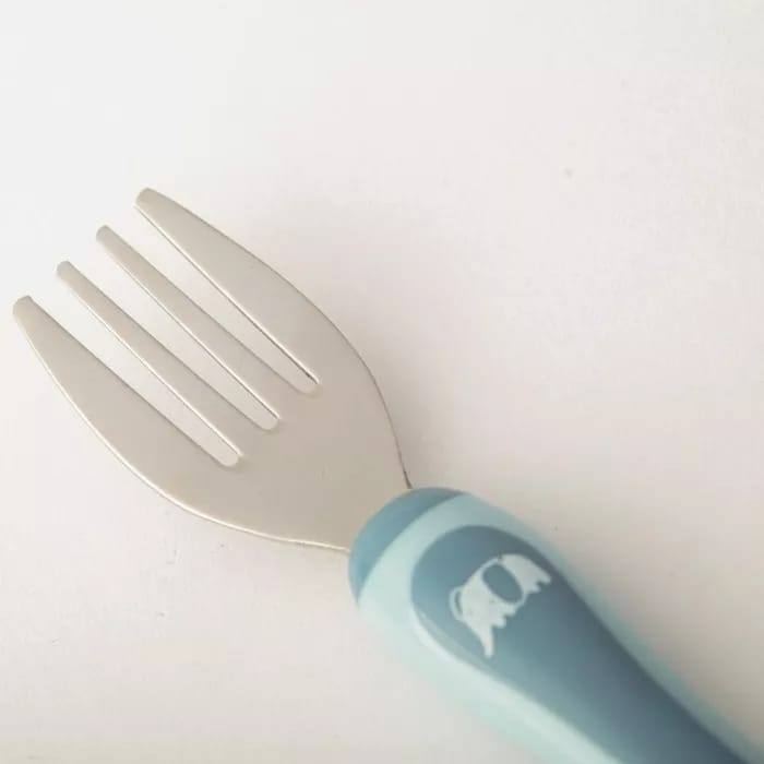 Mugu Toddler Spoon &amp; Fork - Sendok &amp; Garpu Makan Bayi