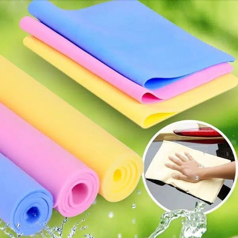 Kanebo Lap Handuk Chamois Ukuran Jumbo Untuk Mobil Motor Dapur