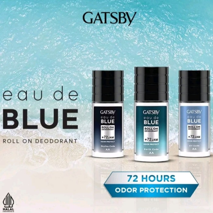 GATSBY ROLL ON DEODORANT EAU DE BLUE DEO ROLL-ON GATSBY 50ML