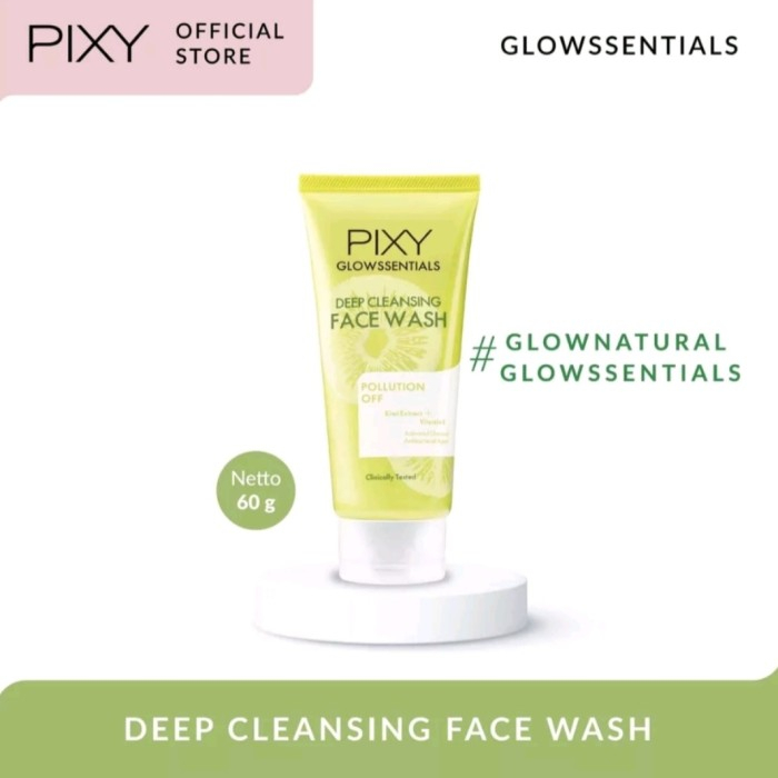 PIXY GLOWSSENTIAL DEEP CLEANSING FACE WASH SABUN CUCI MUKA FACIAL FOAM