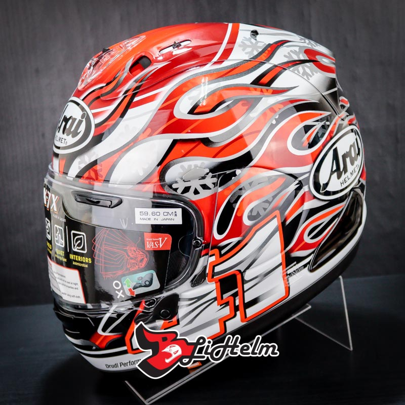 HELM ARAI RX-7X HAGA GP | RED BLACK | ARAI FULLFACE