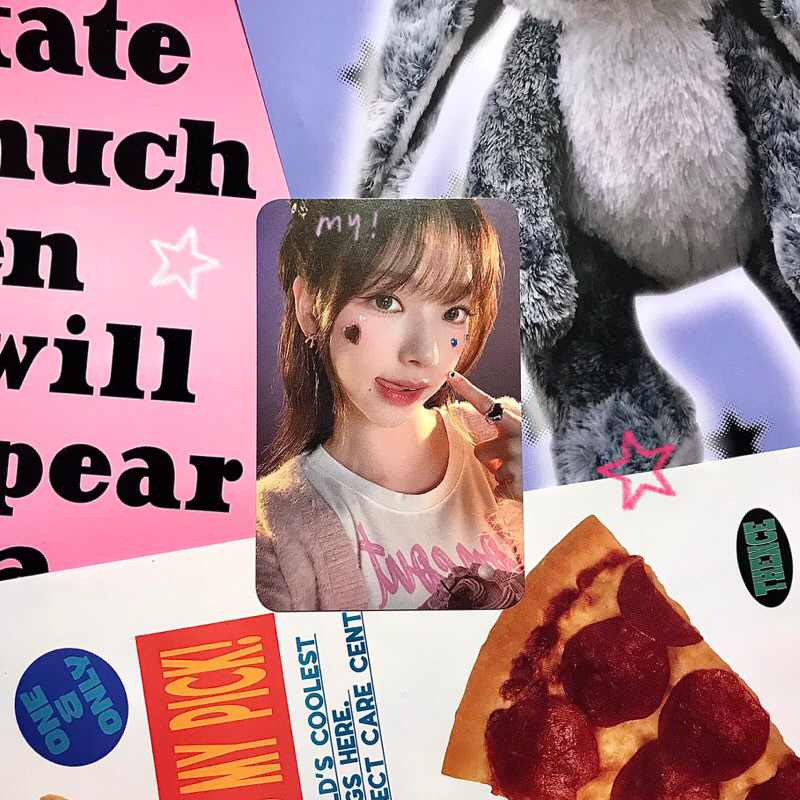 booked  karina point sticker ctmi — pc photocard aespa