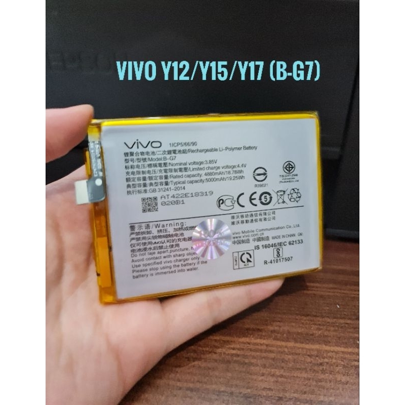 BATERAI BATERE BATTERY ORI VIVO Y12 Y12i Y15 Y17 Z1 PRO / B-G7 5000mah