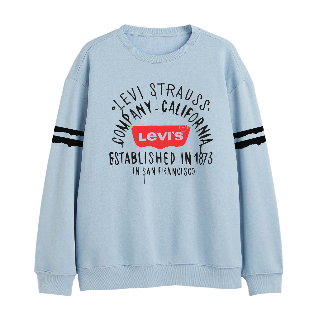 LEVIS Crewneck Sweater Pria Grafitty