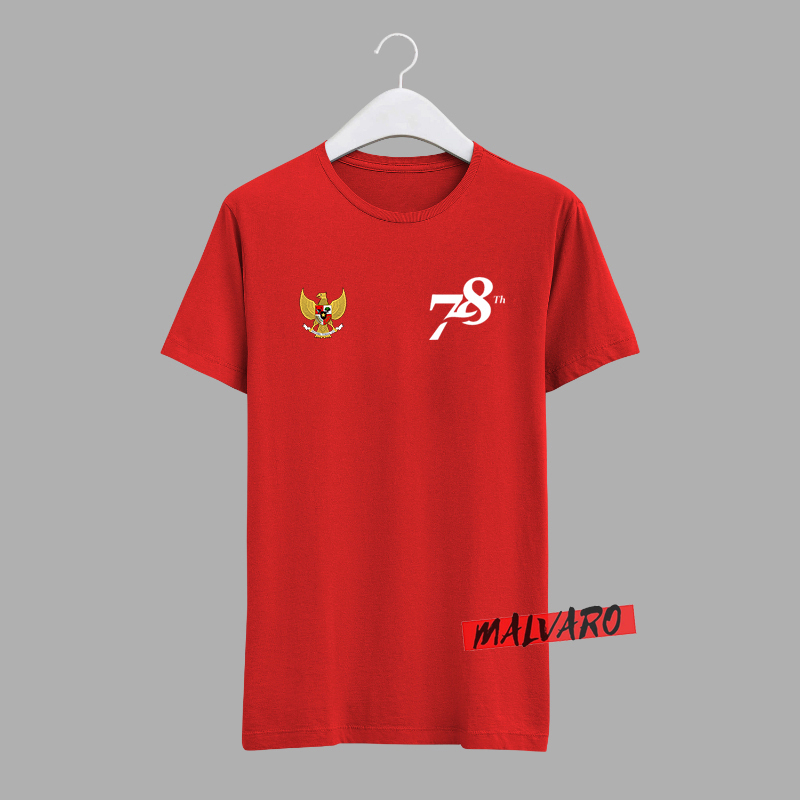 MALVARO-BAJU HUT RI 78/ KAOS HUT RI INDONESIA 78/ KAOS PANITIA 17 AGUSTUS IND-3