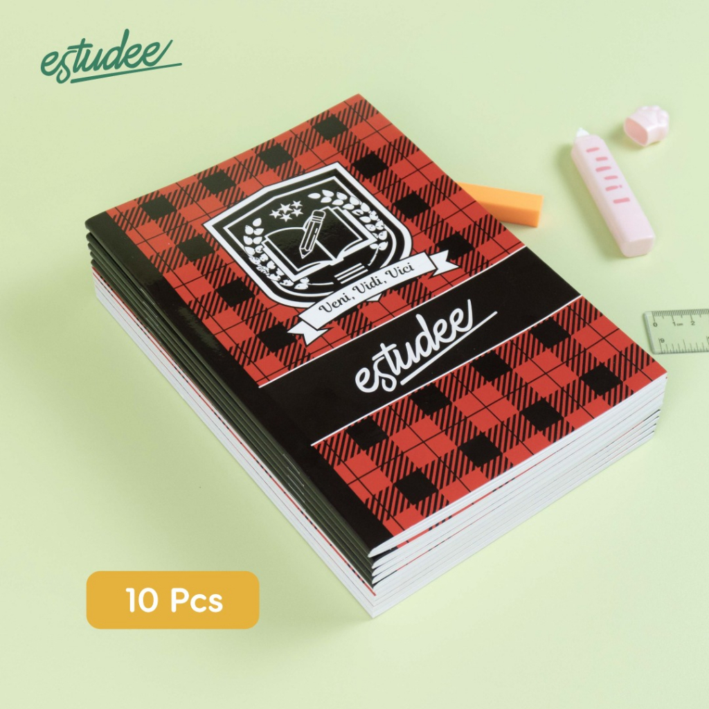 

Promo Estudee I B5 Tartan Merah Isi 10