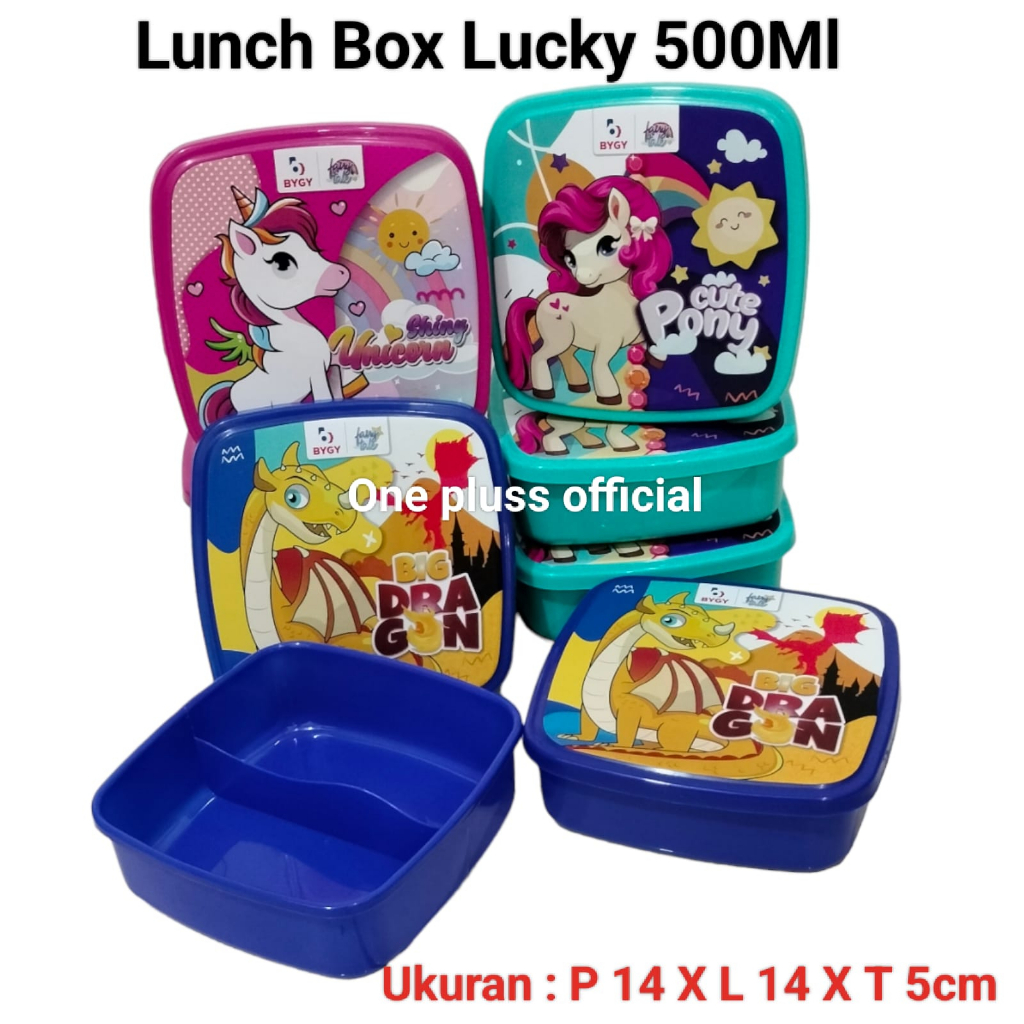 Lunch Box Lucky / Kotak Makan Anak / Tempat Bekal Biggy