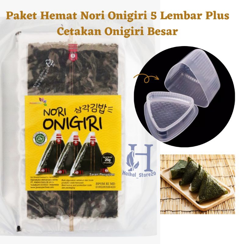 

Ay00! Paket Hemat NOnigiri 5 Lembar Plus Cetakan Besar