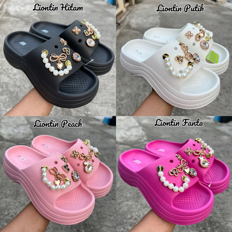 SANDAL WEDGES DEWASA IMPORT FUJI JELLY