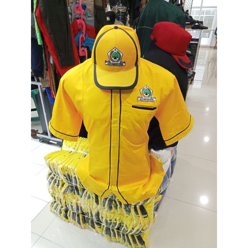 KEMEJA GOLKAR /KEMEJA GOLKAR TERBARU/KEMEJA PARTAI GOLKAR
