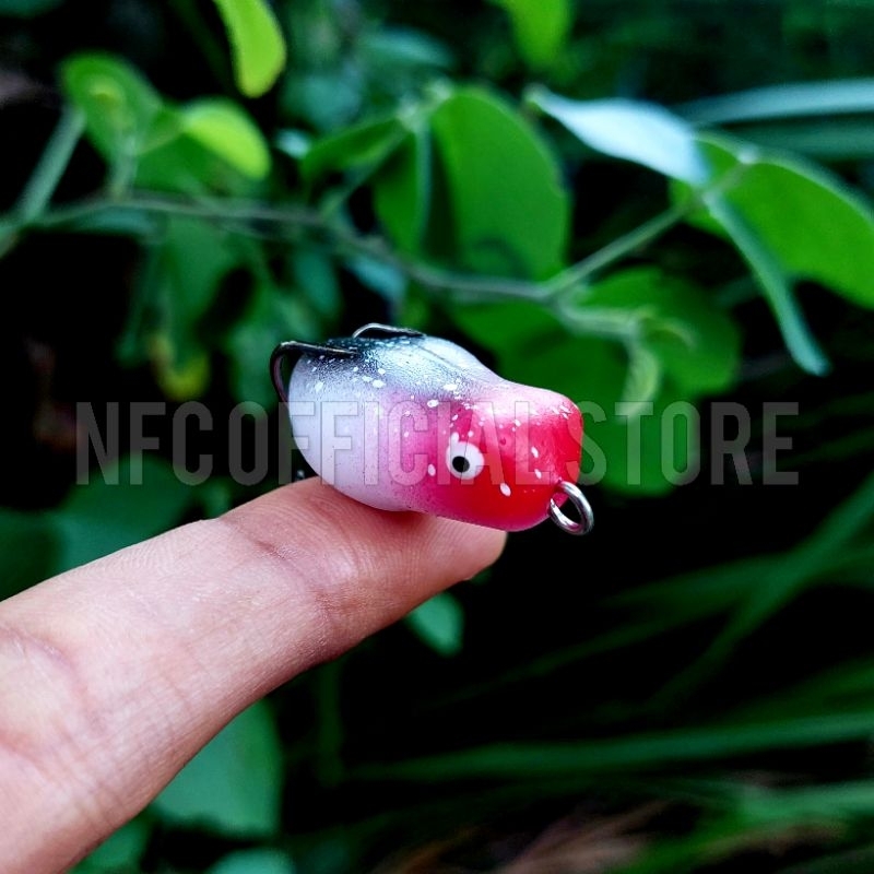 Mini Soft Frog 3 cm 3,5 gram Sensitif, Elastis, Kuat &amp; Mudah Hook up