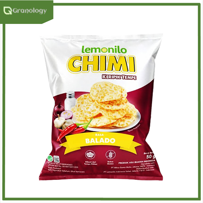 Lemonilo Chimi Keripik Tempe 50 gram - Balado