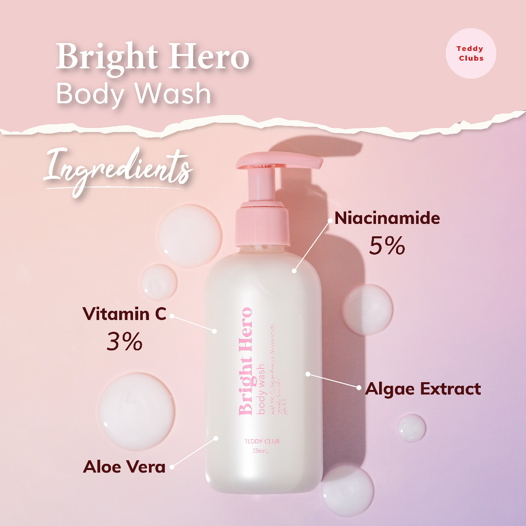 TEDDY CLUBS Bright Hero Body Wash 236ml