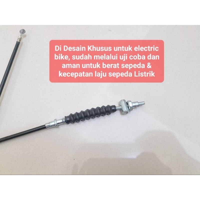 PREMIUM KUAT DAN TEBAL KABEL REM SEPEDA LISTRIK BRAKE CABLE SELIS ELECTRIC BIKE CABLE