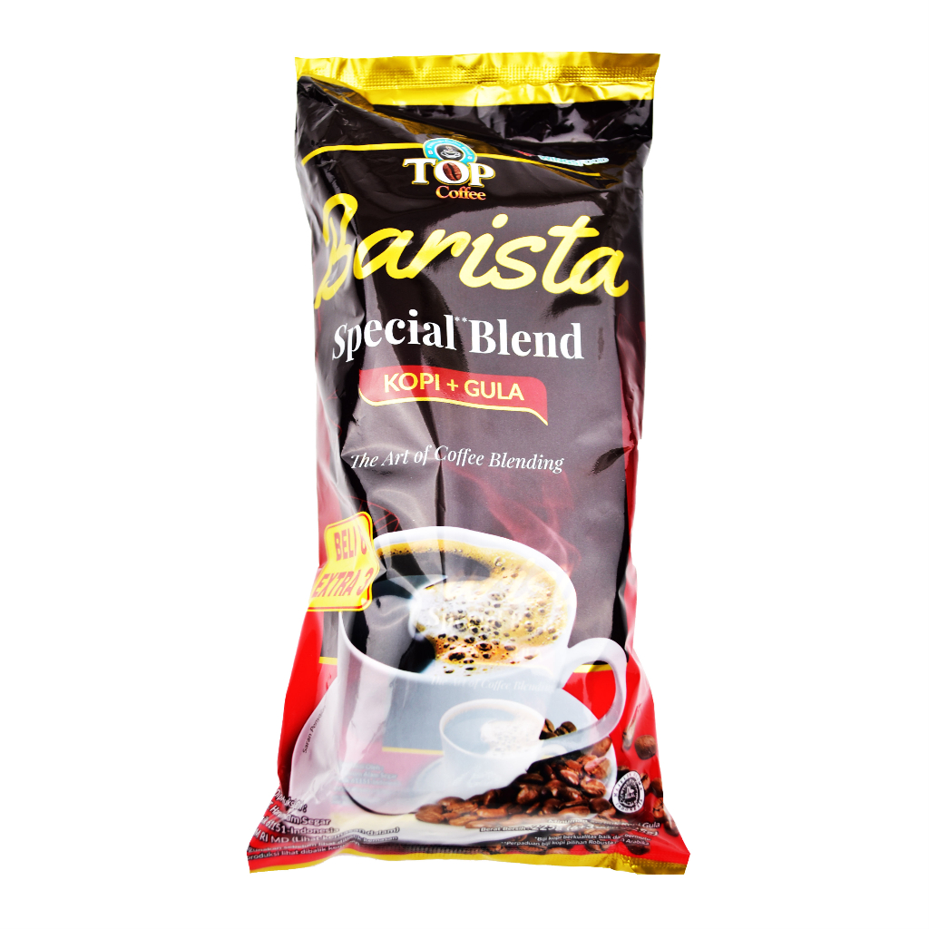 

KOPI MIX GULA INSTANT TOP COFFEE BARISTA SPECIAL BLEND ISI 9