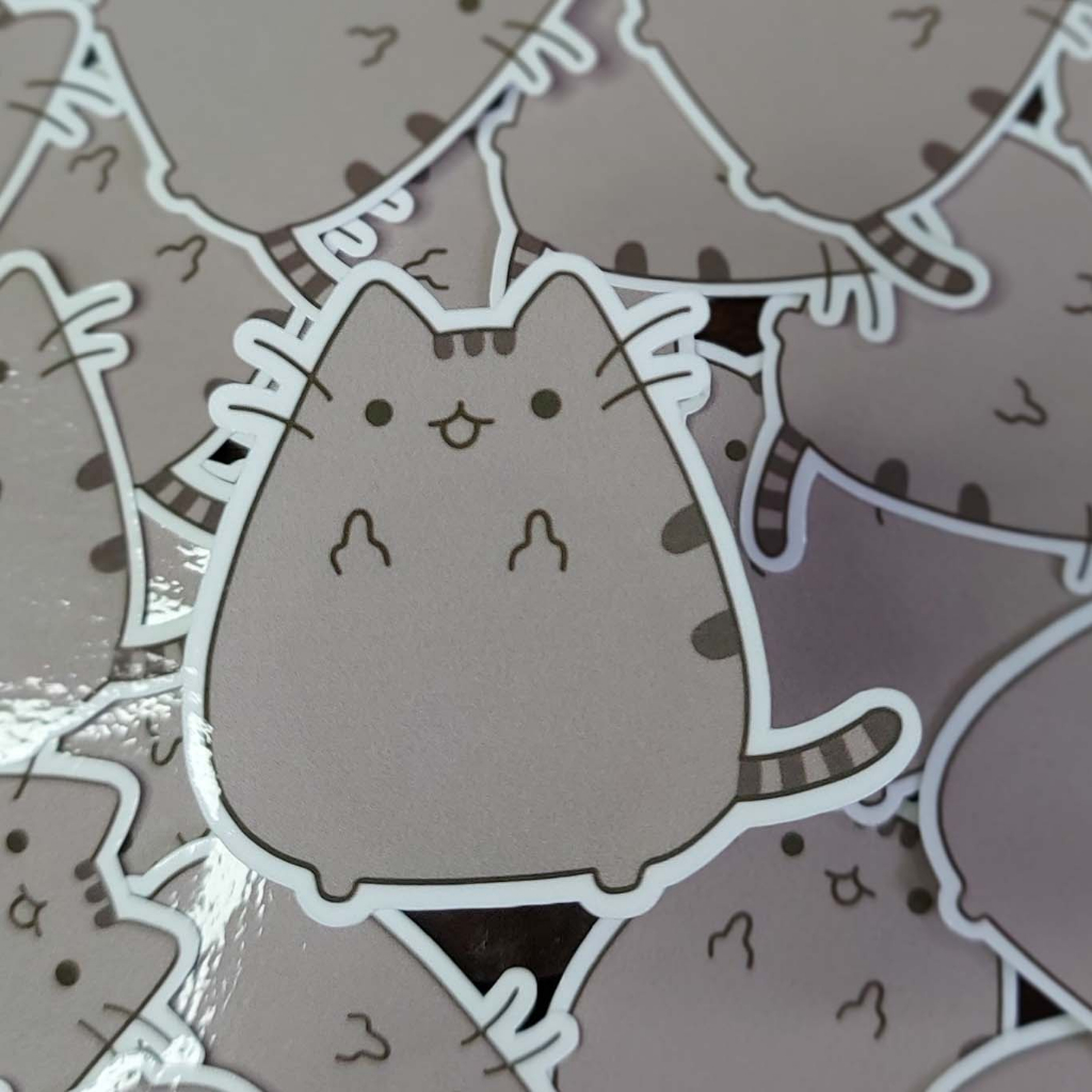 

Sticker Pusheen Cat Kualitas Anti Air Tahan Gores, Debu dan Cuaca. Stiker Kucing Pusheen - Laptop/ Jurnal/ Tumbler/Koper/Cermin/ Kulkas DLL