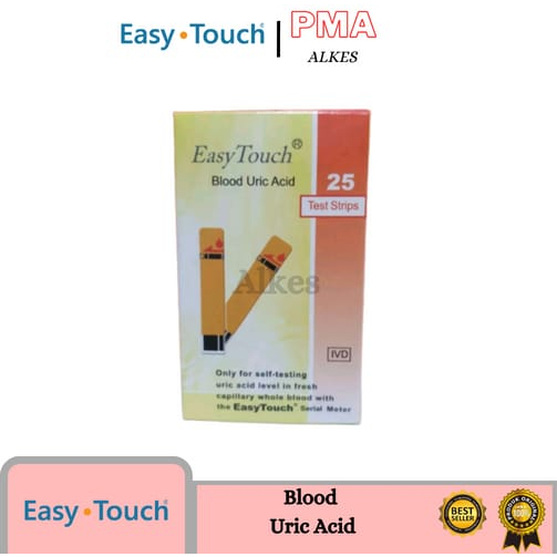Strip Asam Urat Easy Touch Stik Asam Urat Easy Touch Uric Acid