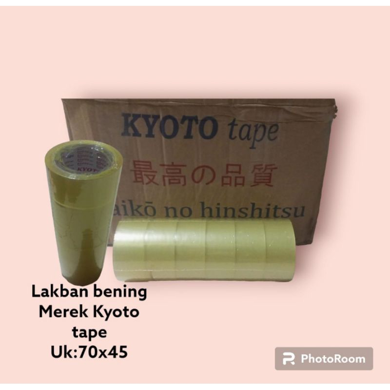 Lakban bening 1roll/6pcs