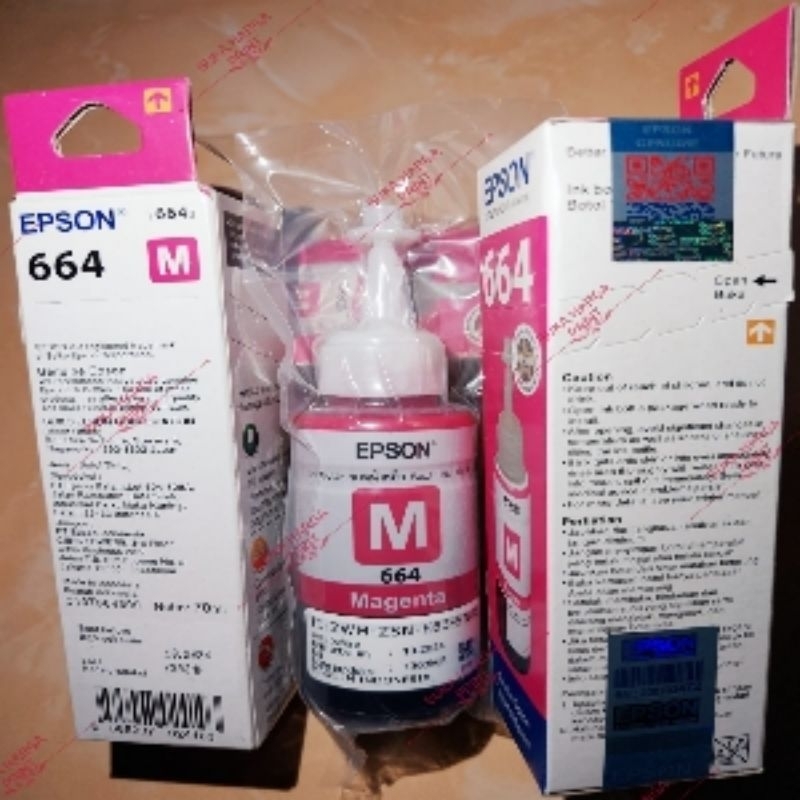Tinta Printer 664 Original L100/L110/L120/L200/L210/L220/L300/L310/L350/L355/L360/L365/L380/L385/L405/L455/L480/L485/L550/L555/L565/L655/L1300/1455 isi 70ml