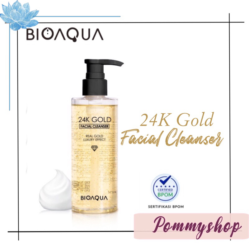 Bioaqua 24K Gold Facial Cleanser 200ml / Pembersih Wajah