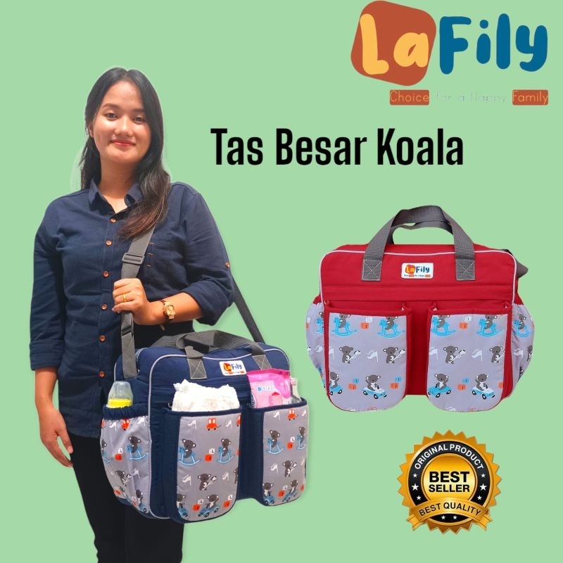 TAS BAYI BESAR UKURAN 40X30X16 LAFILY KOALA SERIES MULTIGUNA