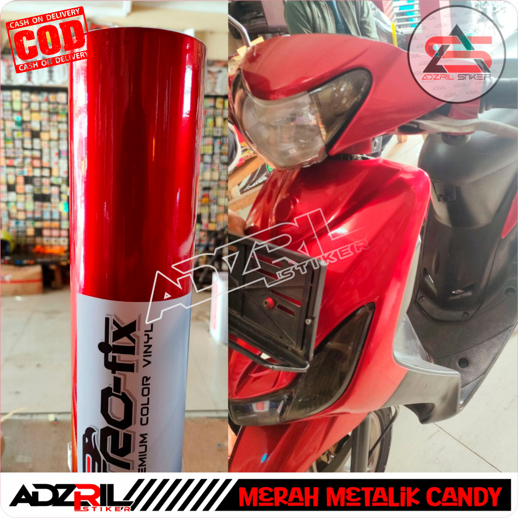 Skotlet  merah metalic candy /skotlet motor / skotlet mobil /skotlet aquarium /  Skotlet  candy / St