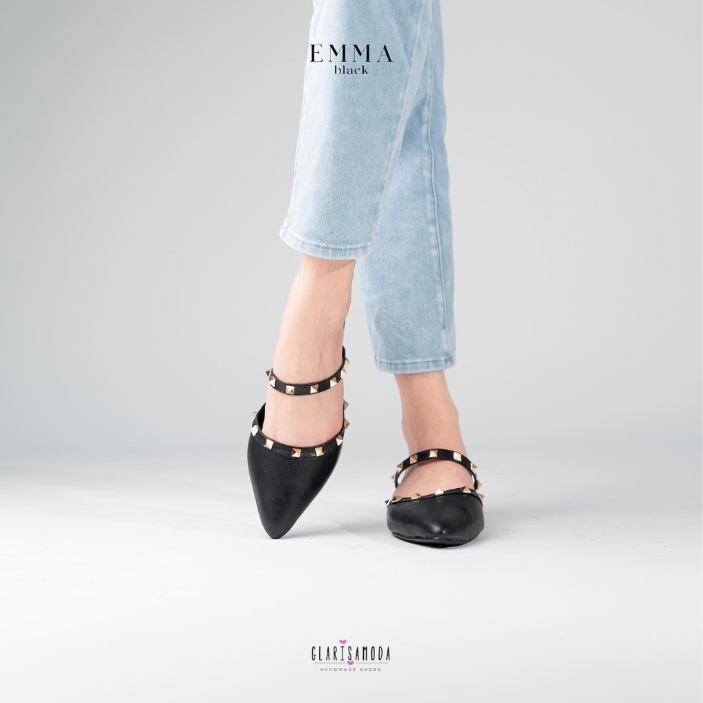 GLARISAMODA Emma Heels 3cm Mules sandal empuk