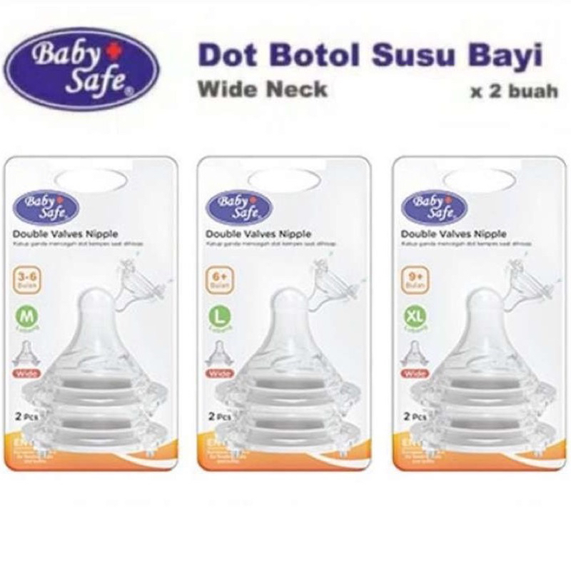 Babysafe Nipple Wide Neck - Babysafe Nipple Slim - Pentel Dot Babysafe