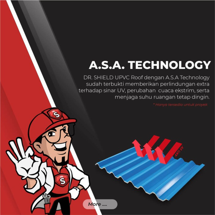 Atap Hollow Twin Wall UPvc Dr Shield Solusi Atap Dingin