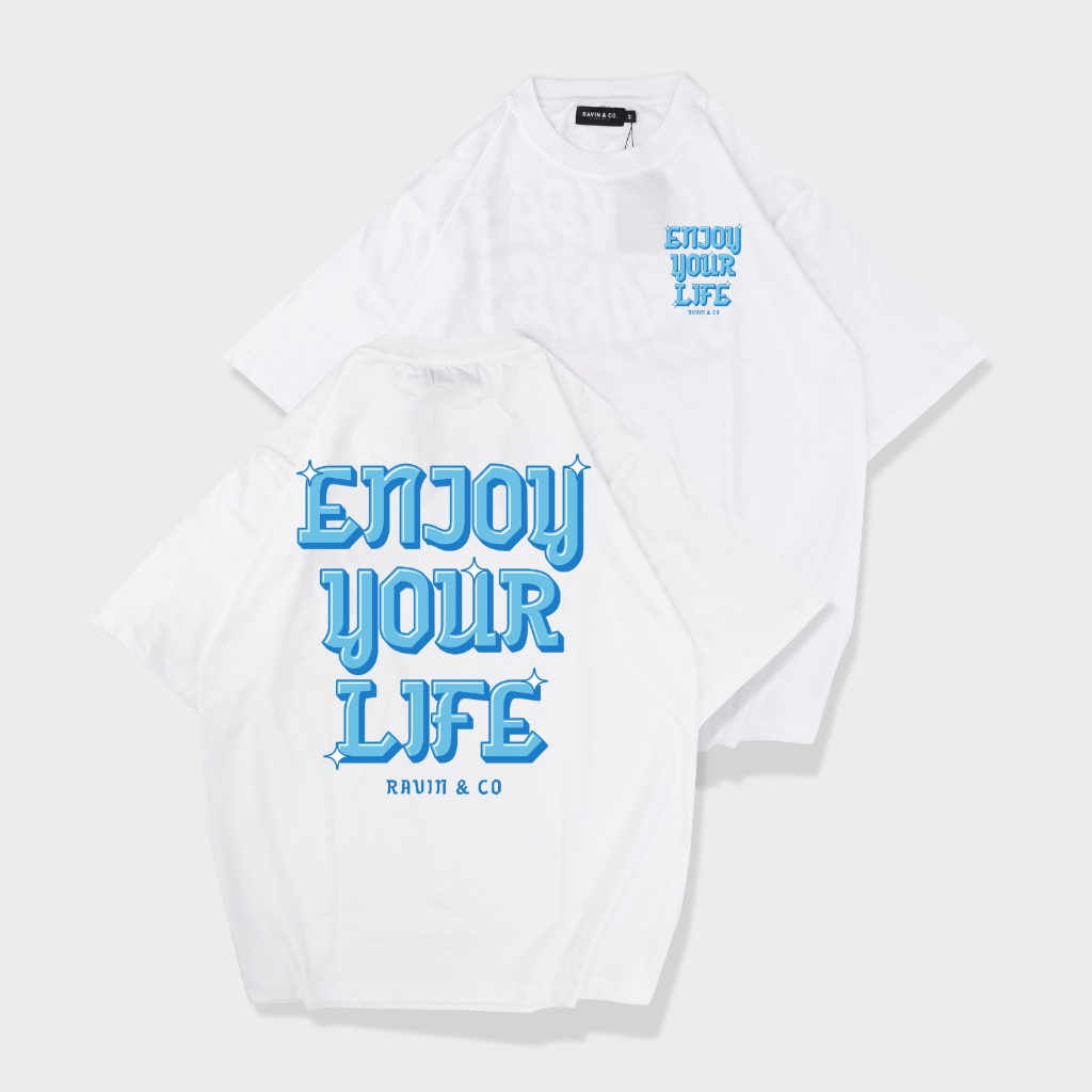 Kaos Oversize ENJOY YOUR LIFE//pria dan wanita