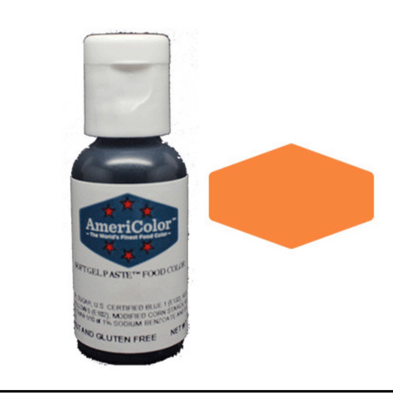 

Americolor 0.75oz 21gr PEACH pewarna icing color skin tone color warna kulit