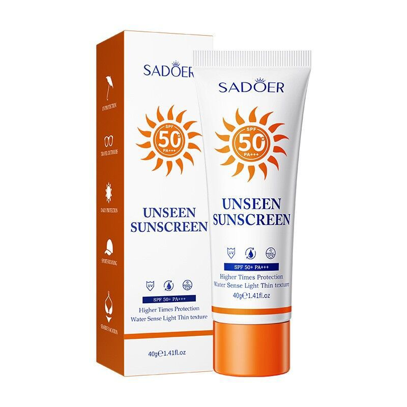 （COD）tabir surya 40g SPF50 + menyegarkan pelatihan militer perlindungan UV jelas sunblock badan sunscreen sun block skin aqua uv skin aqua uv moisture milk spf 50