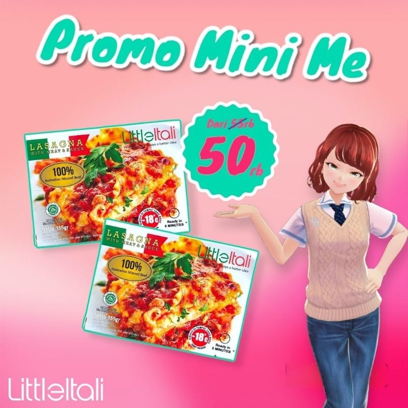 

Promo Mini Me Lasagna Meat and Sauce