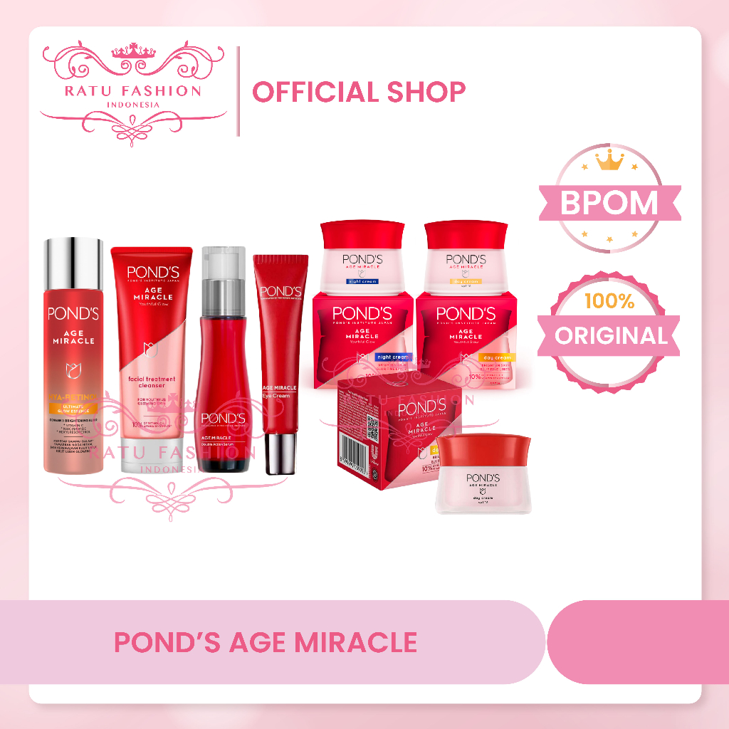 Pond's Ponds Paket Perawatan Anti Aging Age Miracle Series