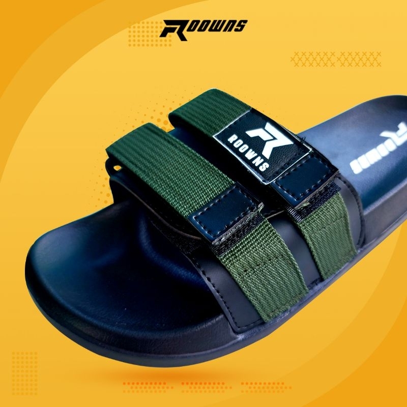 Sandal Slop Pria Sendal Slide Selop Pria Wanita Roowns Vinko