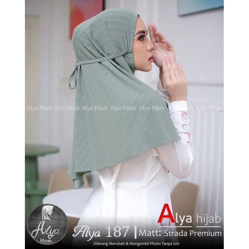 Jilbab Bergo Simple Alya 187 (STRADA) Ori Alya Hijab