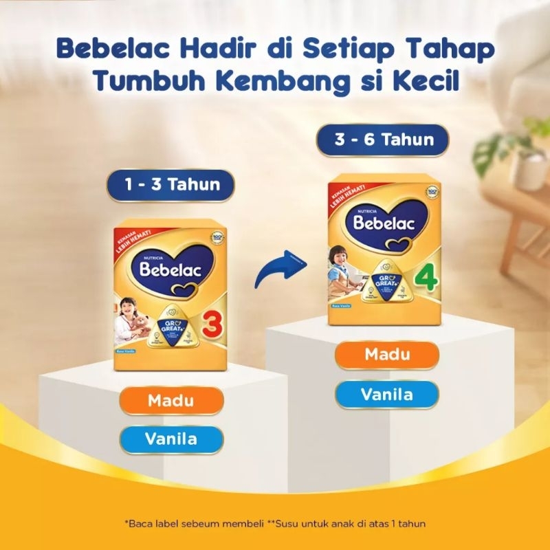 bebelac 5 honey pockey susu pertumbuhan bubuk 700gr