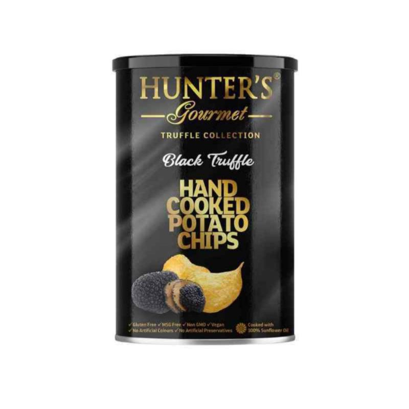 

hunter's gourmet black truffle potato chips 150gr