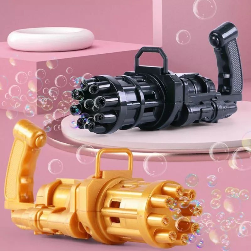 [FREE BATERAI] ELECTRIK BUBBLE GUN FU 1145 / MAINAN BUBBLE GUN