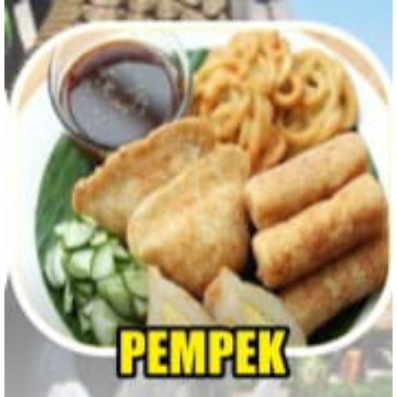 

Pempek satuan yang kecil (lenjer, adaan, kulit,telor kecil)