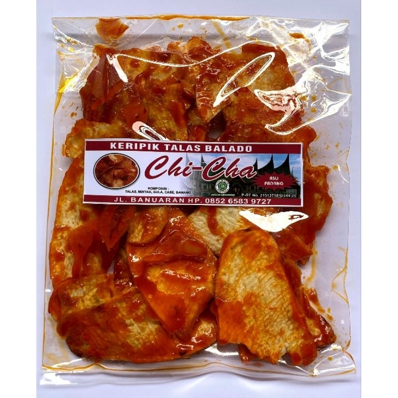 

KERIPIK TALAS BALADO/ KERIPIK SANJAI OLEH OLEH KHAS PADANG