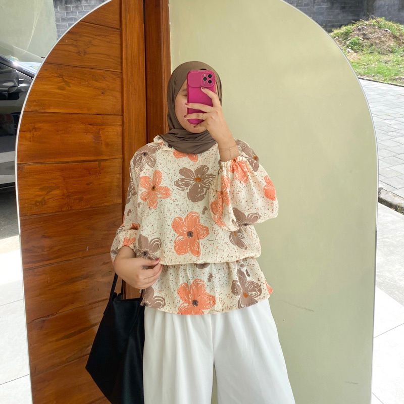 SAKURA BLOUSE BY NEVAA.ID | BLOUSE MOTIF TERLARIS