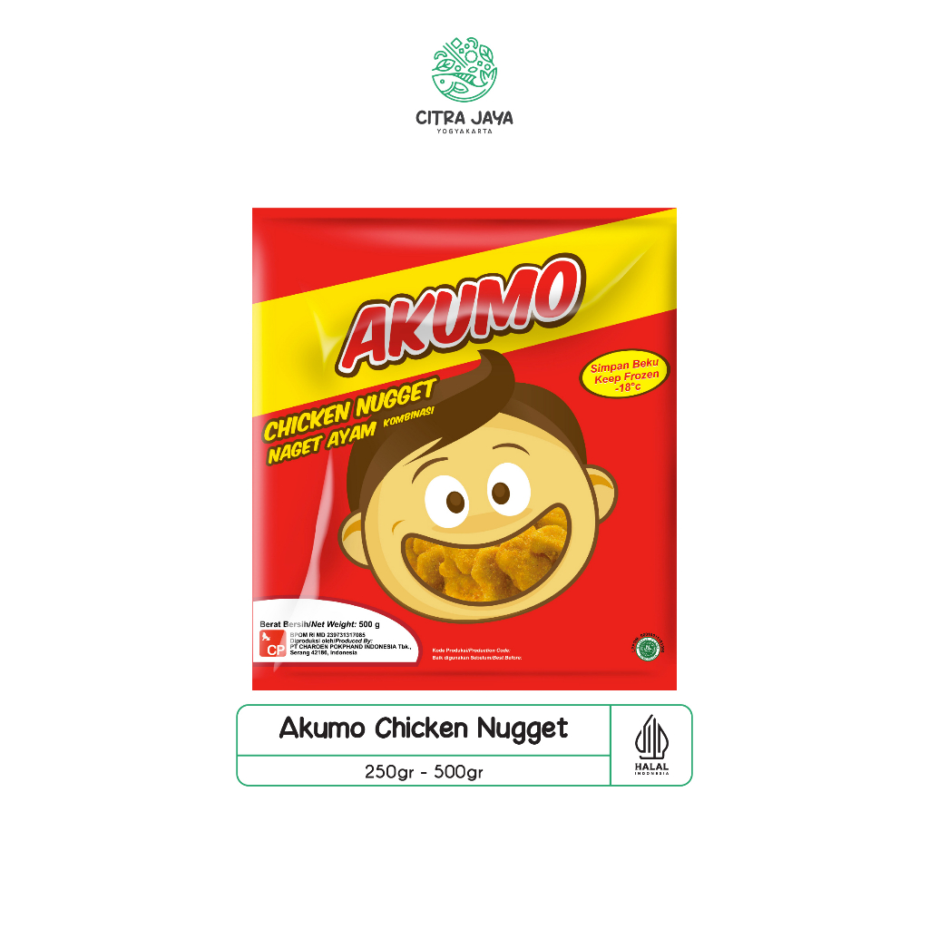 

Akumo Chicken Nugget 250g 500g - Citra Jaya Yogyakarta