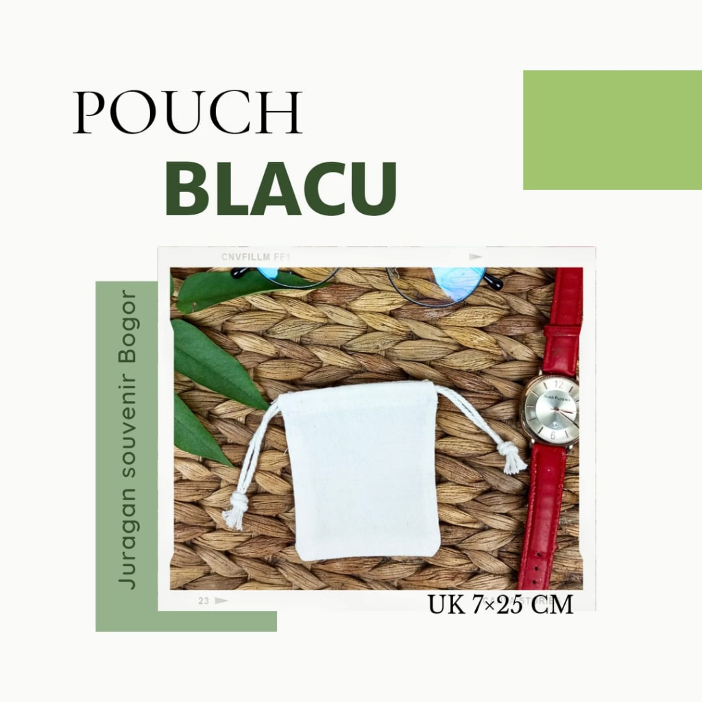 pouch blacu custum dengan berbagai ukuran/pouch custum/puch lucu