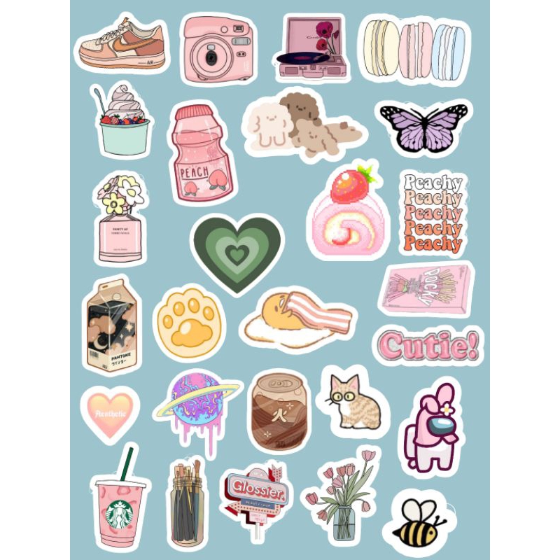 

Stiker Pastel Cute Stiker Lucu Stiker korea